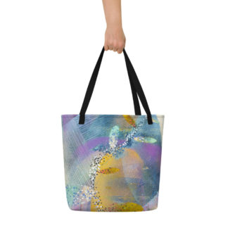 SciArt "Macromolecule" Beach Bag