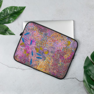 SciArt "Polymer Network" Laptop Sleeve