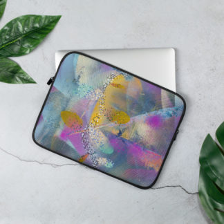 SciArt "Macromolecule" Laptop Sleeve